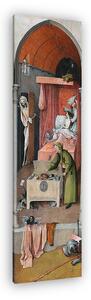 Hieronymus Bosch: A Halál és a fösvény (vászonkép)