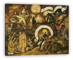 Hieronymus Bosch: Szent Antal megkísértése (vászonkép)