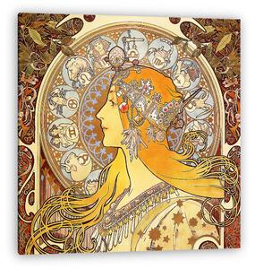 Alfons Mucha: Zodiac (vászonkép)
