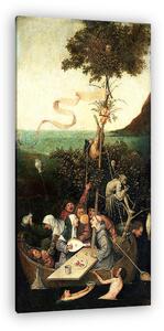 Hieronymus Bosch: Bolondok hajója (vászonkép)