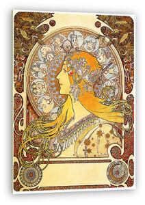Alfons Mucha: Zodiac (vászonkép)