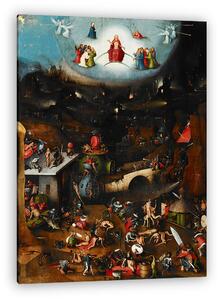 Hieronymus Bosch: Az utolsó ítélet triptichon (központi panel) (vászonkép)