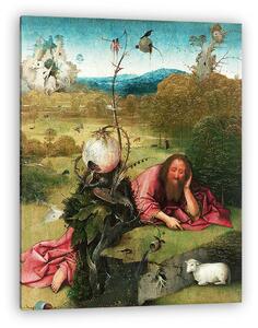 Hieronymus Bosch: Keresztelő Szent János a pusztában (vászonkép)
