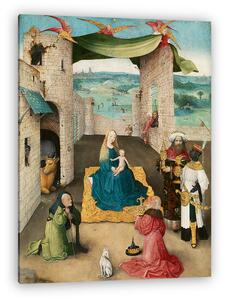 Hieronymus Bosch: A kis Jézus üdvözlése (vászonkép)