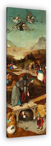 Hieronymus Bosch: Szent Antal megkísértése, tripticon bal panel (vászonkép)