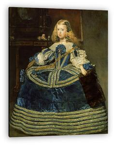 Diego Velázquez: Margit infánsnő kék ruhában (vászonkép)