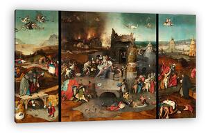 Hieronymus Bosch: Szent Antal megkísértése, tripticon (vászonkép)