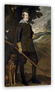 Diego Velázquez: A vadászó IV. Fülöp spanyol király (vászonkép)