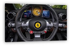 Ferrari 812 gts kormány és belső (vászonkép)