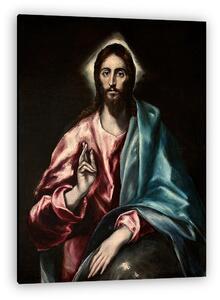 El Greco: A Megváltó Krisztus (vászonkép)