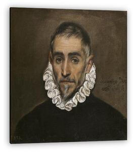 El Greco: Egy idős úr portréja (vászonkép)