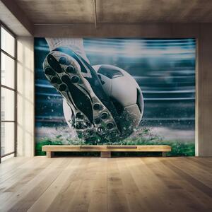 Fotótapéta A futballcipő lecsap a labdára, Modern fotótapéta, Modern fotótapéta, u98534 - Muralas.hu