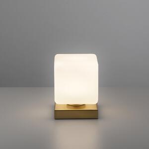 Asztali lámpa sárgaréz LED-del, érintéssel szabályozható - Jano