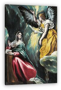 El Greco: Angyali üdvözlet (vászonkép)