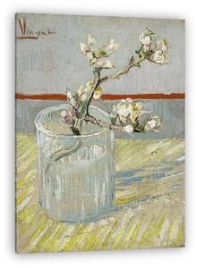 Vincent Van Gogh: Virágzó mandulafa ág egy pohárban (vászonkép)