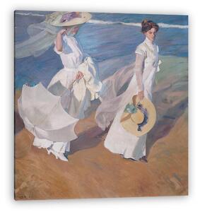 Joaquin Sorolla: Séta a tengerparton (vászonkép)