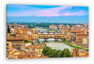 Ponte Vecchio nyáron, Firenze (vászonkép)