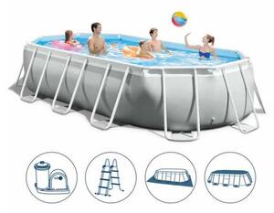 INTEX MetalPrism Set ovális medence 503 x 274 x 122 [cm]