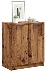 Fa Cipőtartó Szekrény - Antik Fa - 59x35x70 cm