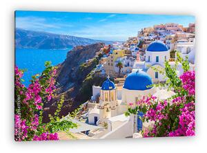 Santorini szigete (vászonkép)