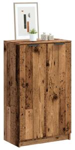 VidaXL Cipőszekrény - Rusztikus Fa - 59x35x100,5cm
