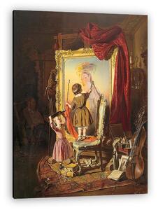 Borsos József: A festő álma (1851) (vászonkép)