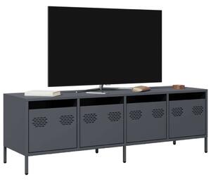 VidaXL Acél TV-szekrény - 135 cm - Antracit