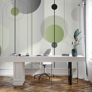 Fotótapéta Geometrikus design nyugtató színekben, Absztrakt fotótapéta, Népszerű fotótapéta, u95379v3 - Tapeko.hu
