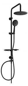 Mexen T67 zuhanygarnitúra felső fejjel 23cm, fekete, 798676793-70