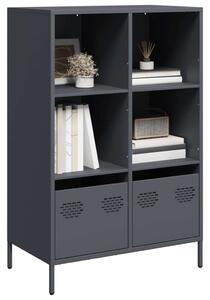 VidaXL antracitszürke acél magasszekrény 68 x 39 x 103,5 cm