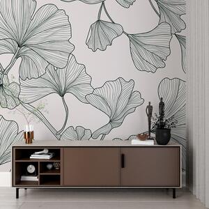 Fotótapéta Elegáns ginkgo levél mintás design, Modern fotótapéta, Modern fotótapéta, w00328v2 - Muralas.hu