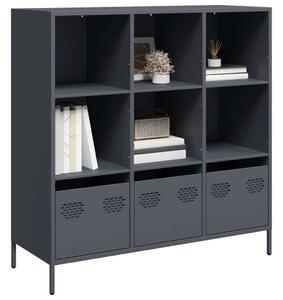 VidaXL antracitszürke acél magasszekrény 101,5 x 39 x 103,5 cm