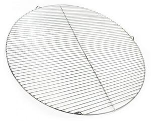 Grillrács rozsdamentes acél kerek 80 cm rostélyos grillrács 51736