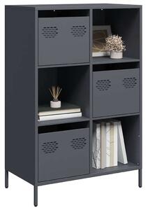 VidaXL antracitszürke acél magasszekrény 68 x 39 x 103,5 cm