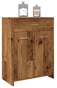 VidaXL antik fa színű szerelt fa mosdószekrény 60 x 33 x 80 cm