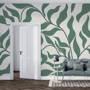 Fotótapéta Ág zöld levelekkel, Természet fotótapéta, Fotótapéta természet levelek, w00629 : Uwalls.hu