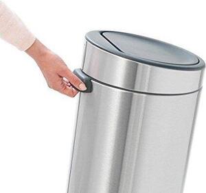 Brabantia Touch Bin - Nyomófedeles Szemetess - 30L - Rozsdamentes Acél