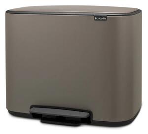 Brabantia Bo Szelektív Kuka - 35 Liter - Platinaszürke