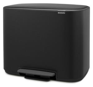 Brabantia Bo Szelektív Kuka - 3x11L - Matt Fekete