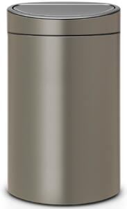 Brabantia Touch Bin Szelektív Kuka - 23+10L - Platinaszürke