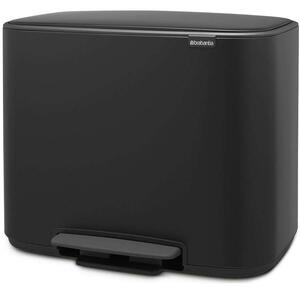 Brabantia Bo Pedálos Szemetes - 36L - Matt Fekete