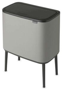 Brabantia Bo Touch Bin Szelektív Kuka - 3x11L, Beton Szürke