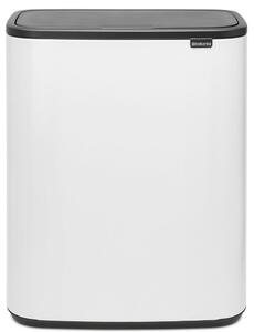 Brabantia Bo Touch Bin - Szelektív Szemetes - 60L - Fehér