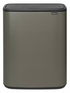 Brabantia Bo Touch Bin - Nyomófedeles Szemetess - 60L - Platinaszürke