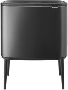 Brabantia Bo Touch Bin Szelektív Kukák - 34L, Magasított, Acél, Szürke