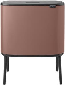 Brabantia Bo Touch Bin Szelektív Kukák - 34L, Szaténrózsaszín Taupe