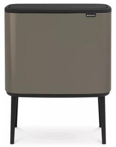 Brabantia Bo Touch Bin Szelektív Kupa - 3x11L - Platinaszürke