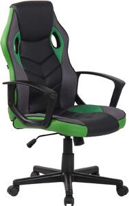 Glendale Gamer Irodaszék - Fekete-Zöld