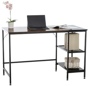 Oviedo íróasztal fekete-barna 76x120x60 cm 317833