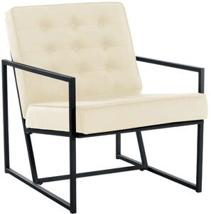 Avon Bársony Fotel - Modern Dizájn - 79,5x63x83 cm